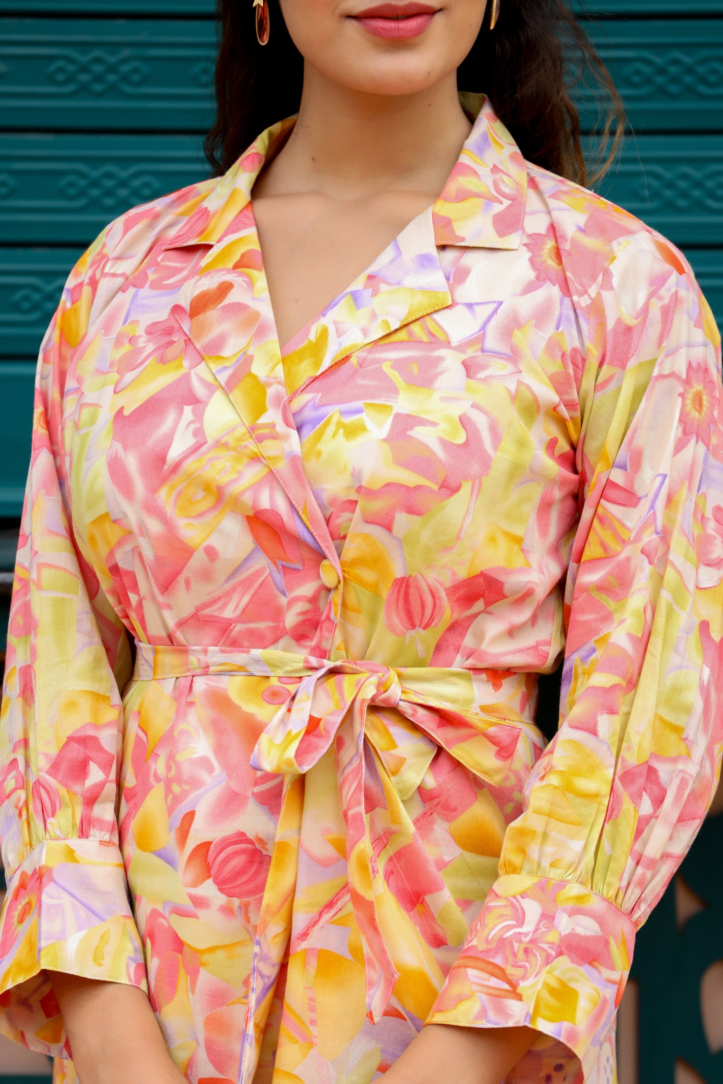 DASSY PEACH CO-ORD SET- SET OF 2