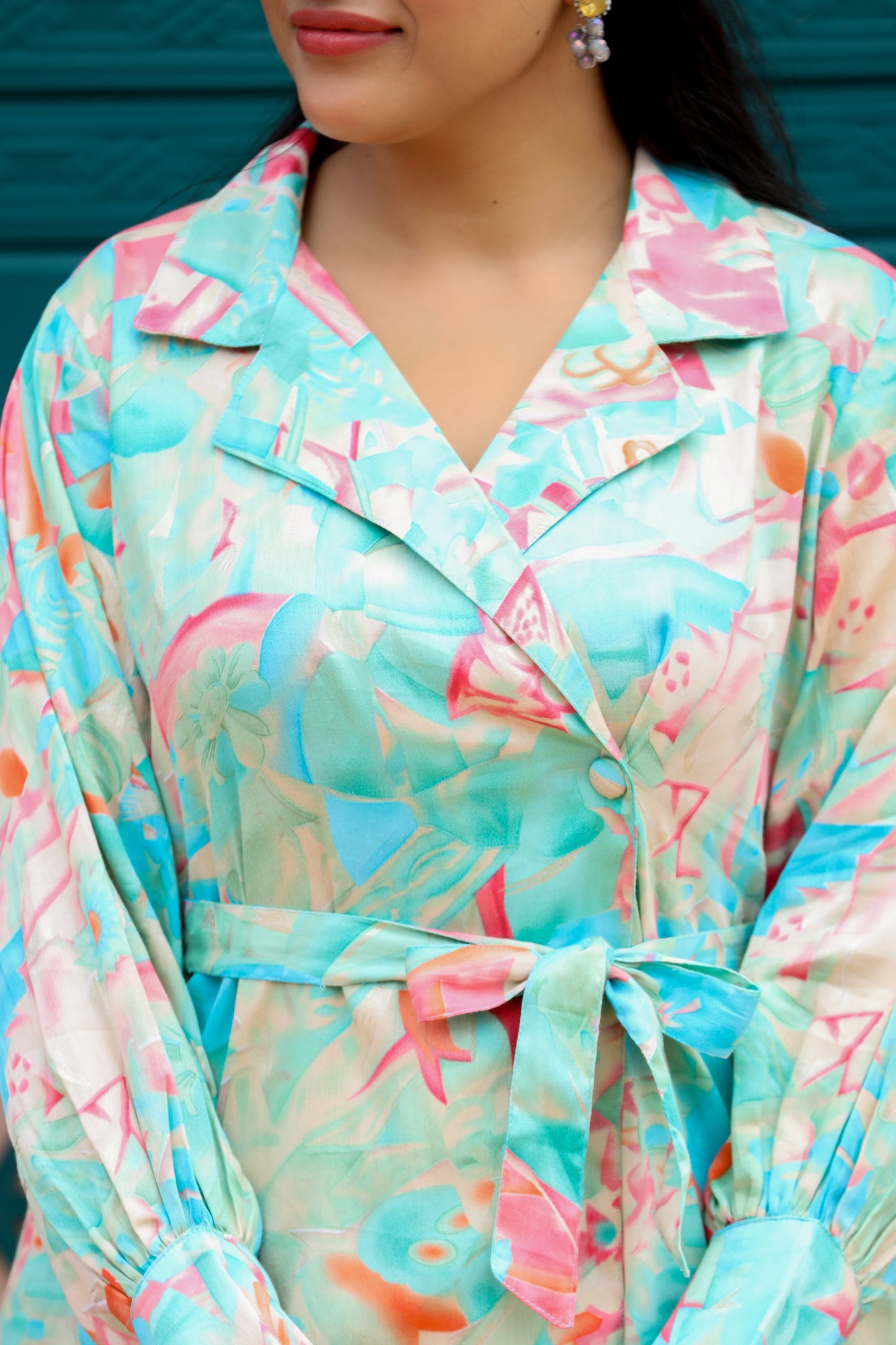 ICE BLUE CO-ORD SET- SET OF 2