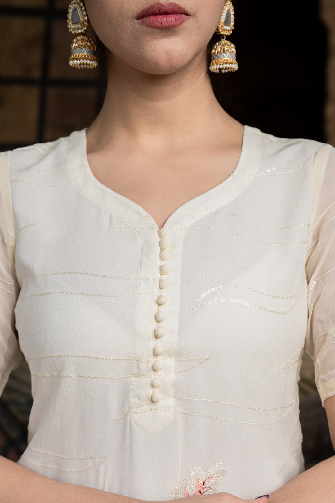 CIARA FLORAL GEORGETTE SHARARA SET