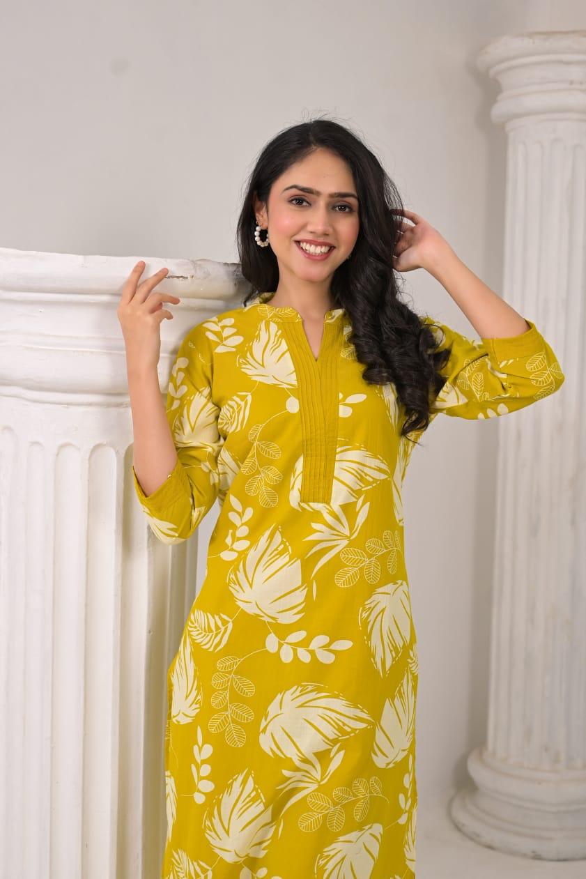 FLORAL PRINT PURE COTTON CO-ORD SET