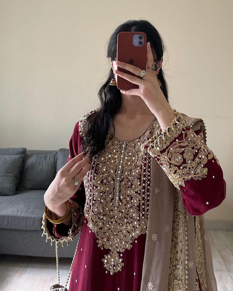 SHIMAR DESIGNER GHARARA SET OF 3