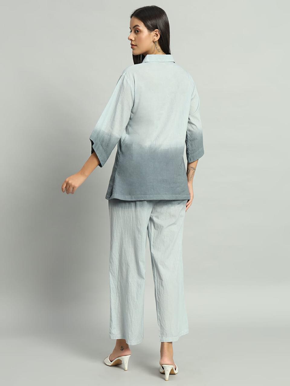 TIE-DYE CO-ORD SET (GRAY)