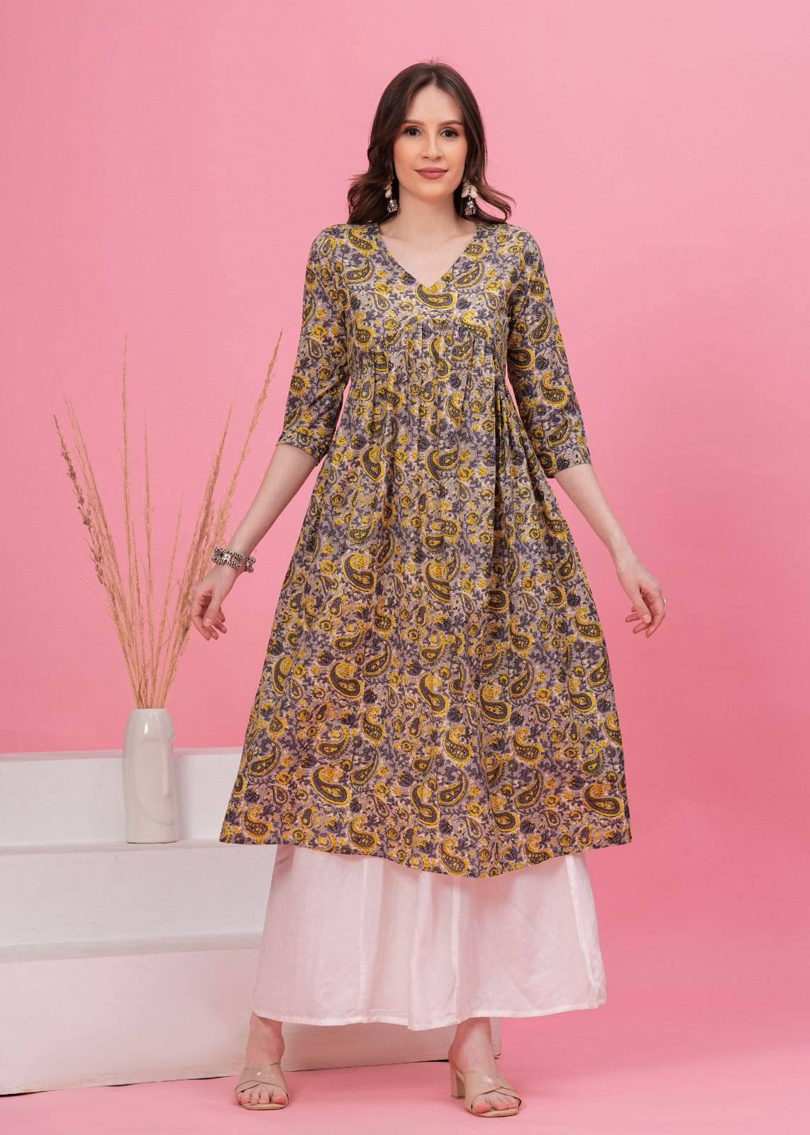COTTON ELEGANT LONG KURTI
