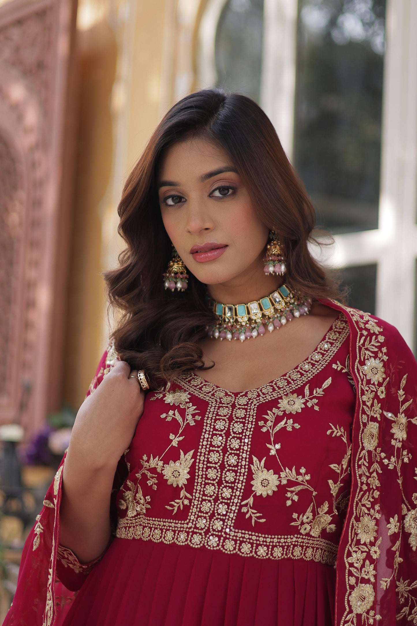 MOKSH ANARKALI GOWN - SET OF 2