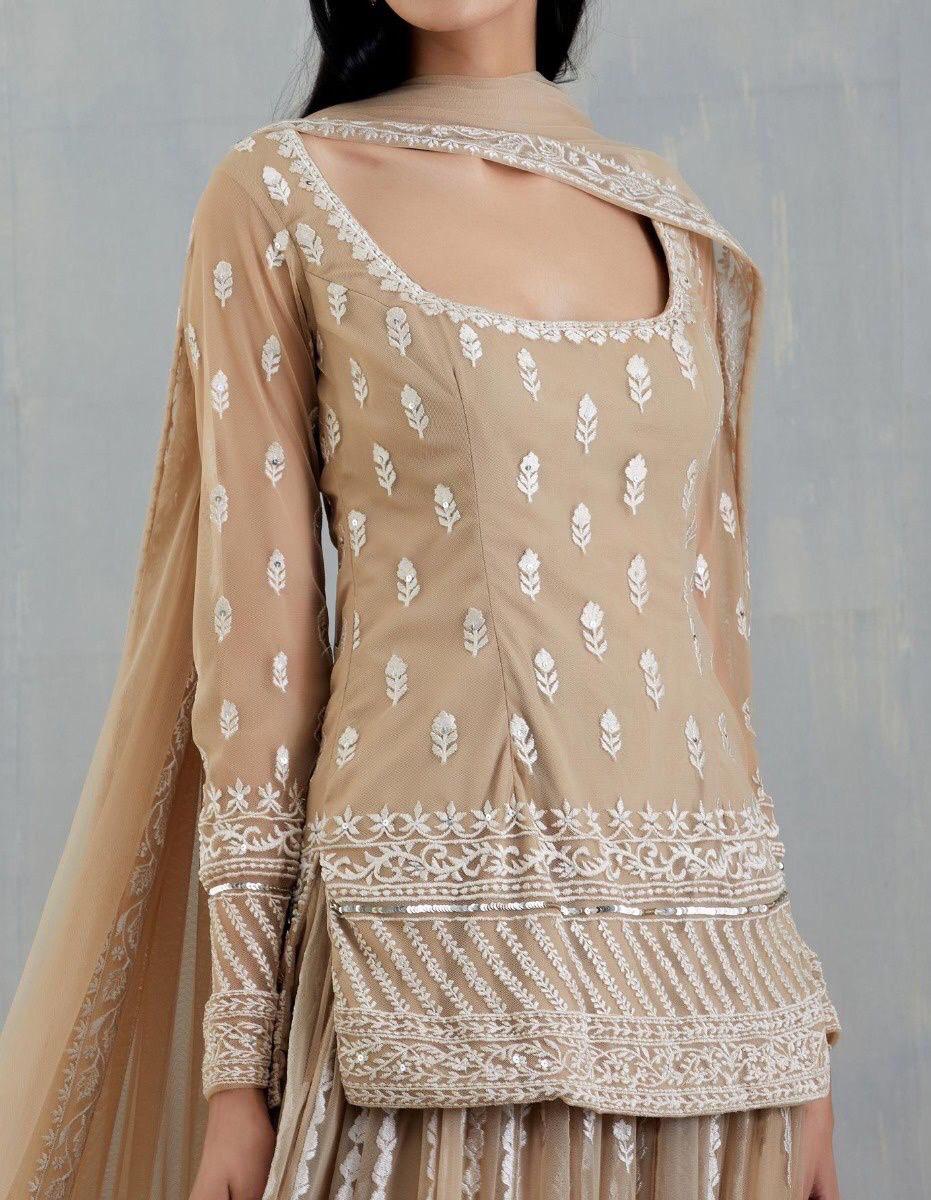 SHARARA KURTA SET - (SET OF 3)