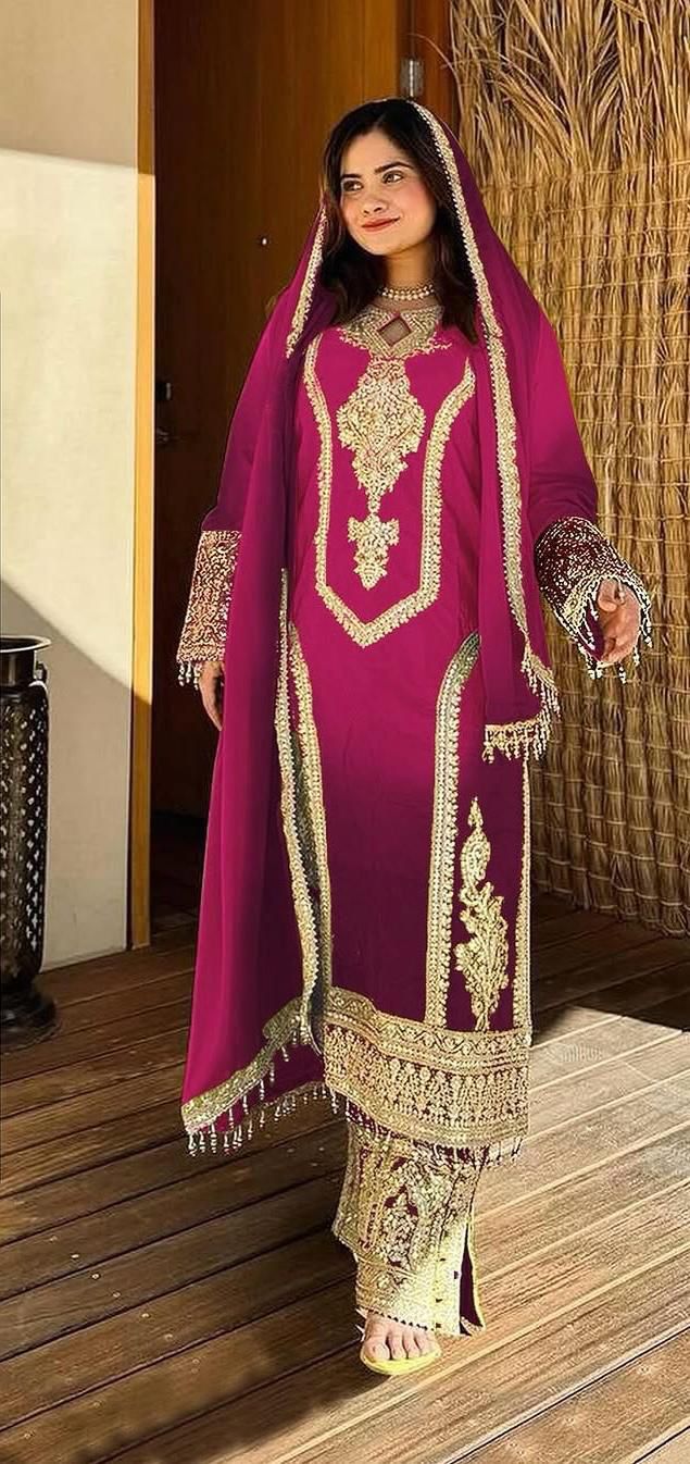 TOP PLAZZO DUPATTA SET (SET OF 3)