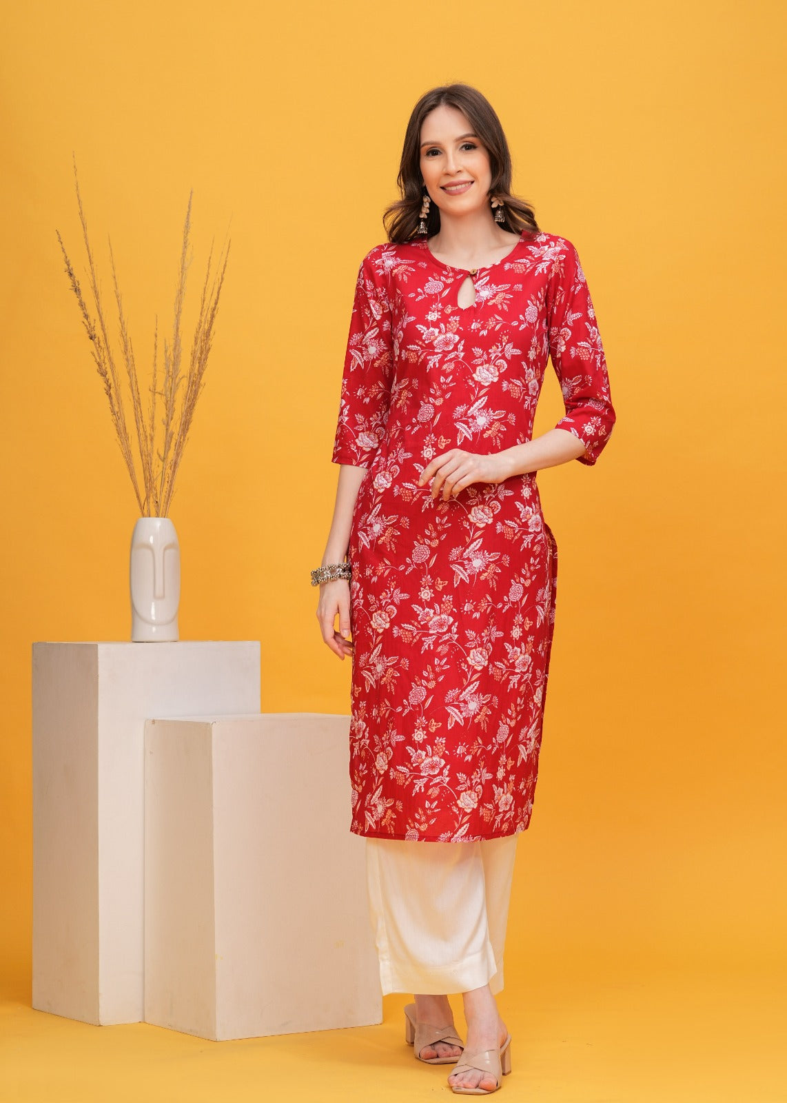COTTON ELEGANT LONG KURTI