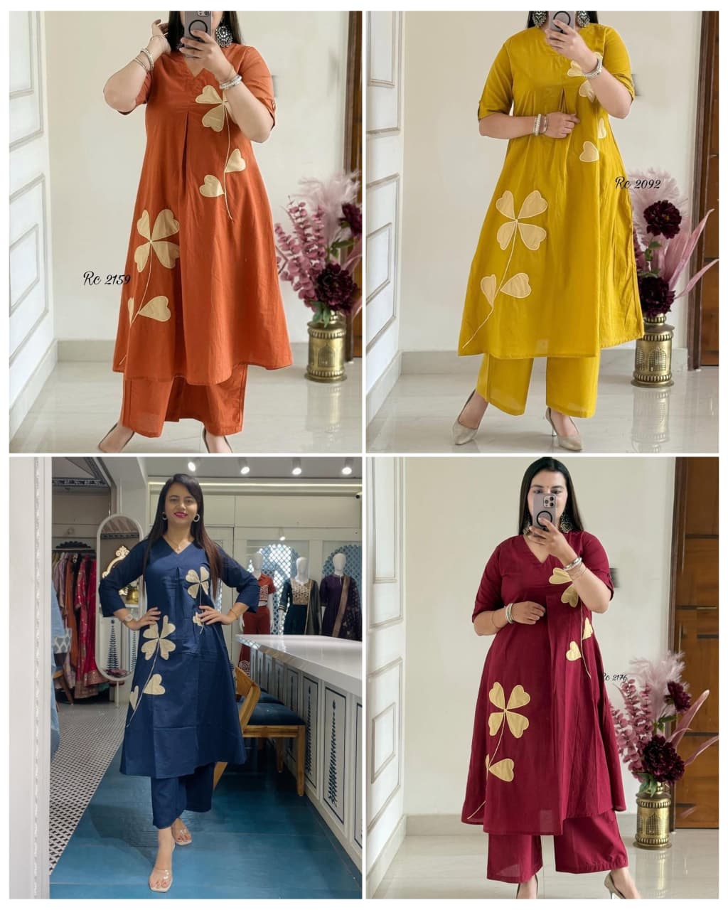 COTTON 2 PC PATCH WORK CO-ORD SET