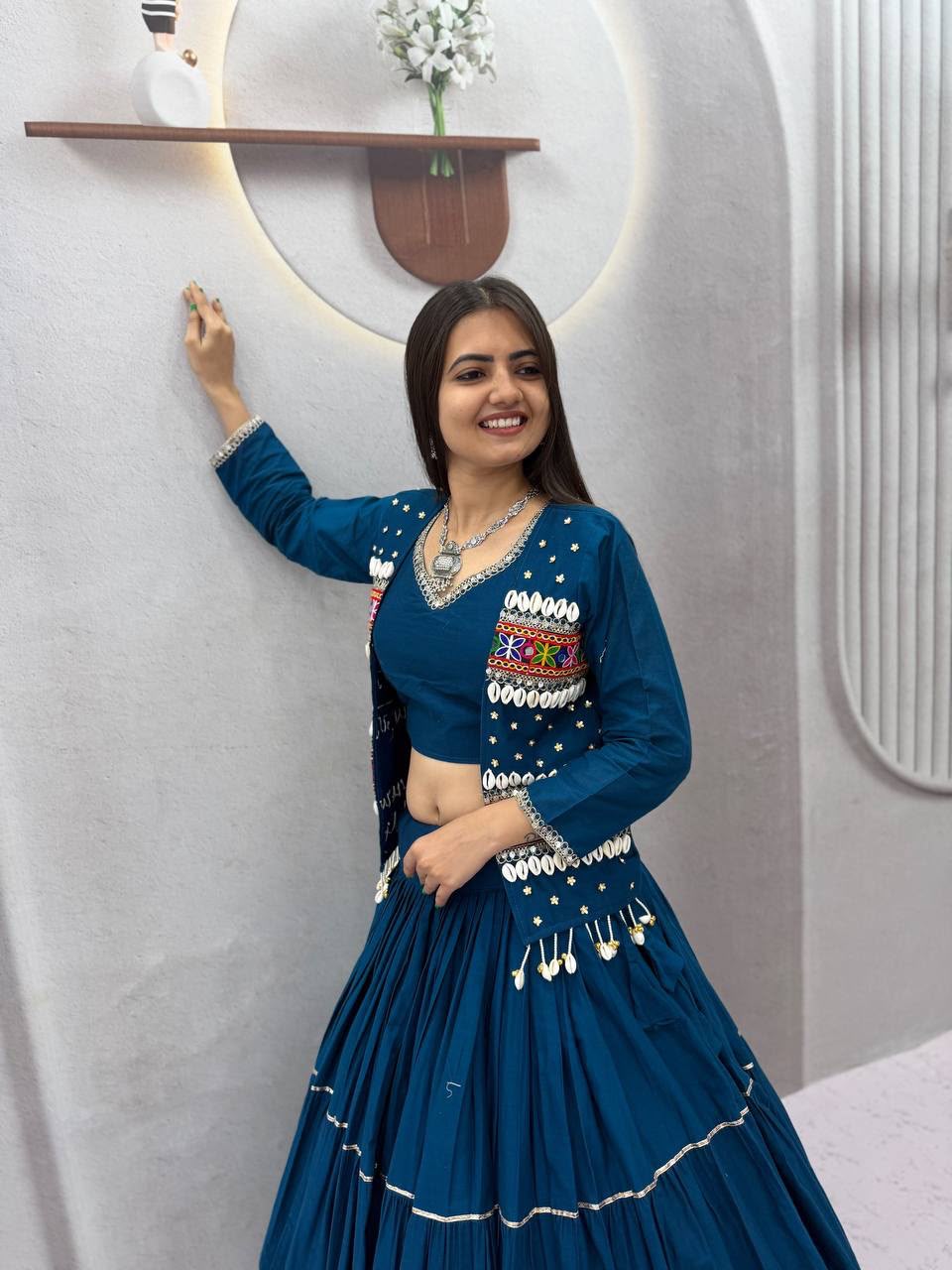 PURE COTTON NAVRATRI CHANIYA CHOLI SET
