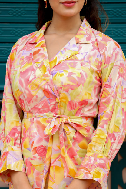 DASSY PEACH CO-ORD SET- SET OF 2