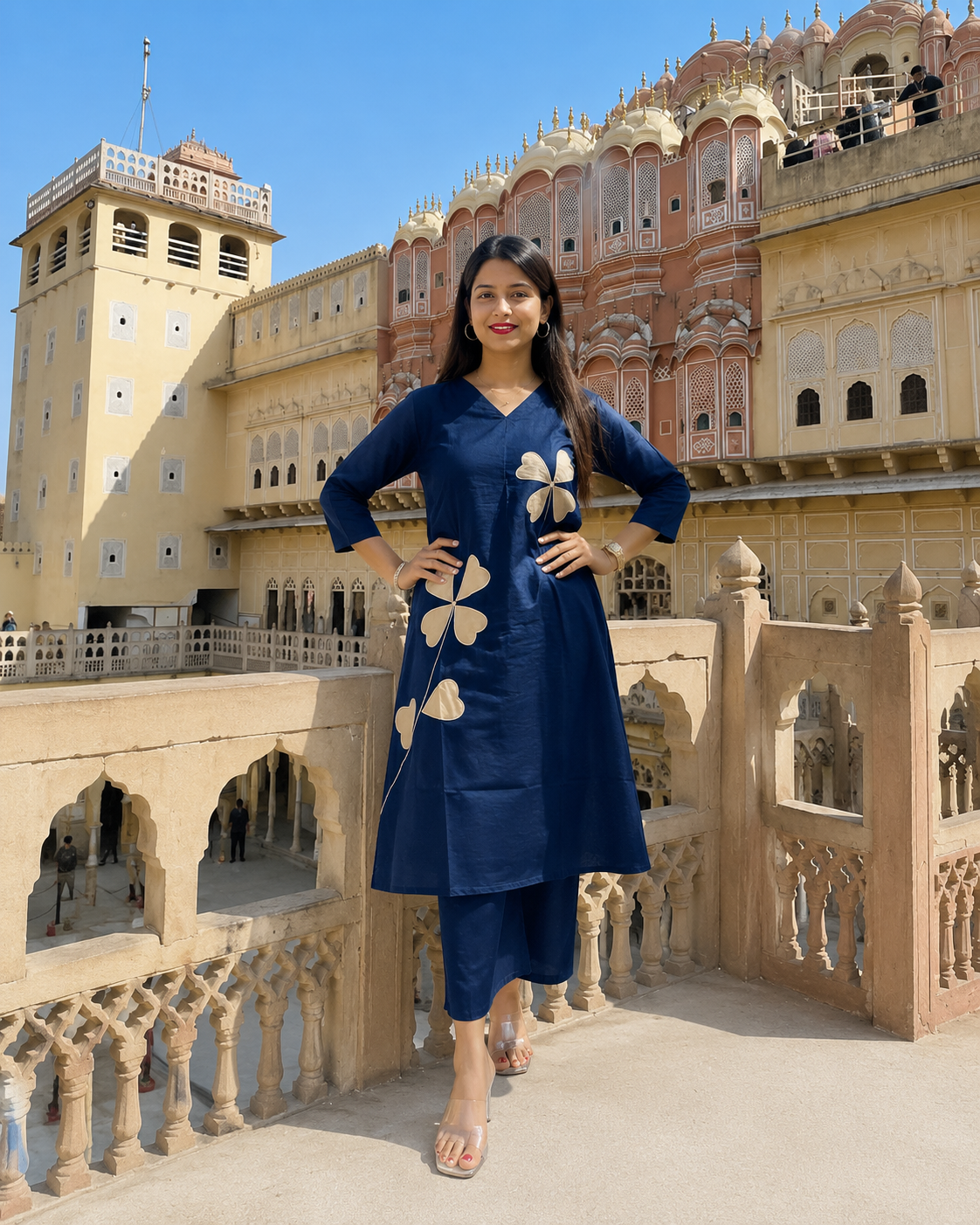 COTTON 2 PC PATCH WORK CO-ORD SET
