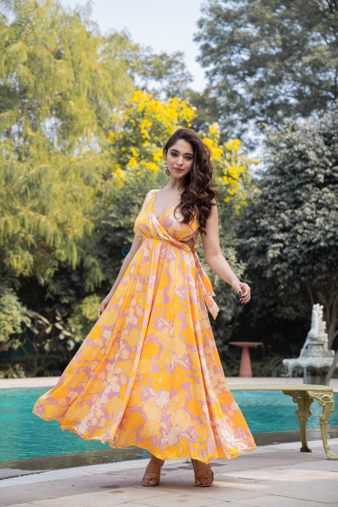 MANGO MODAL SATIN DRESS