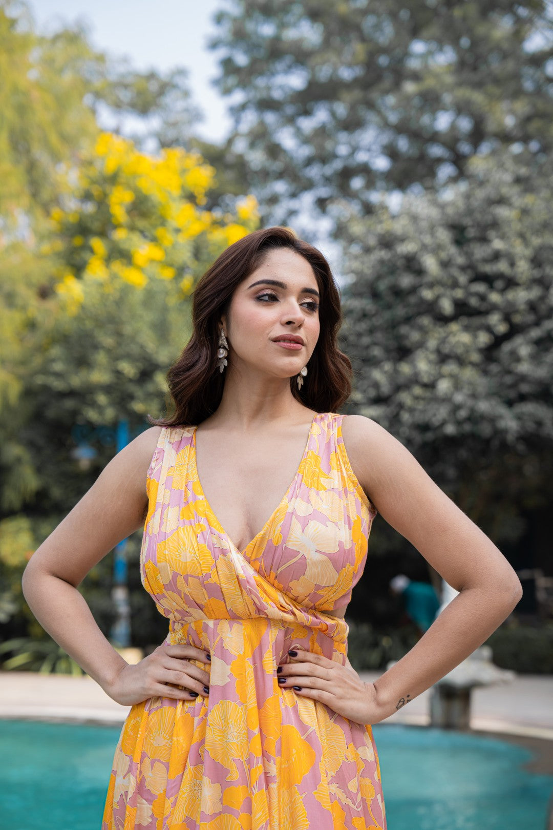 MANGO MODAL SATIN DRESS