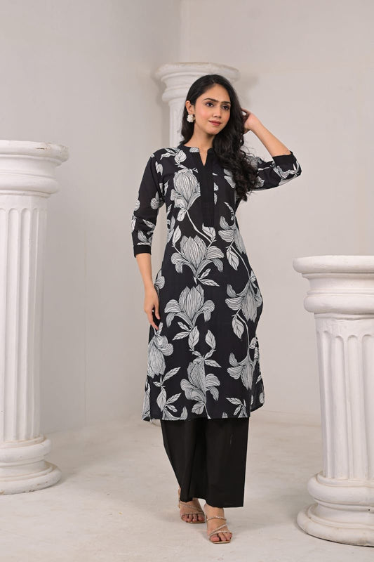 FLORAL PRINT PURE COTTON CO-ORD SET