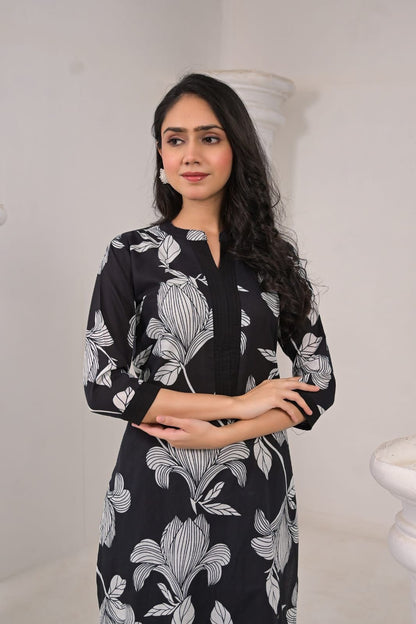 FLORAL PRINT PURE COTTON CO-ORD SET
