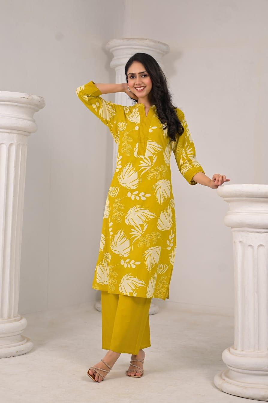 FLORAL PRINT PURE COTTON CO-ORD SET