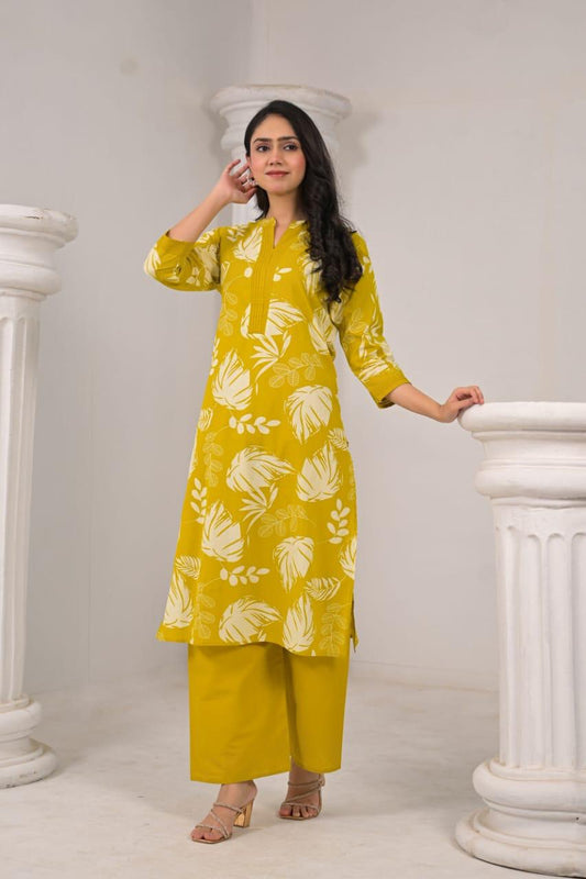 FLORAL PRINT PURE COTTON CO-ORD SET