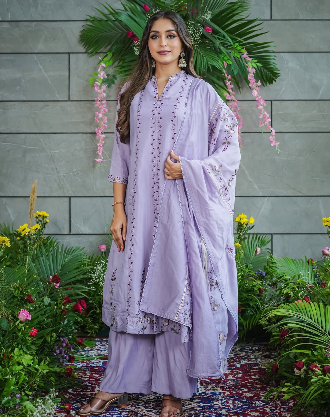 PURE VISCOSE SOFT MUSLIN COTTON KURTA SET