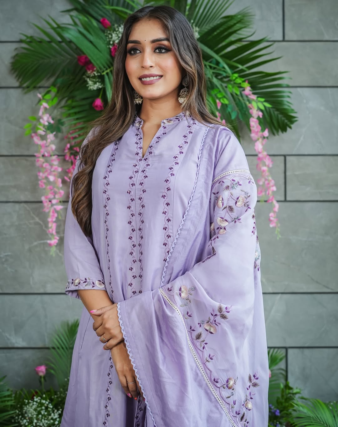 PURE VISCOSE SOFT MUSLIN COTTON KURTA SET