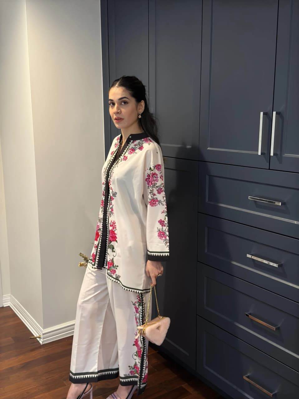 WOMEN'S PURE VISCOSE PRINTED REYON CO-ORD SET