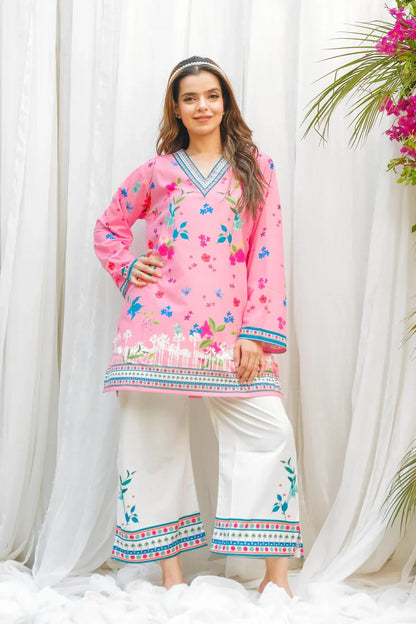 WOMEN'S PURE VISCOSE PRINTED REYON CO-ORD SET
