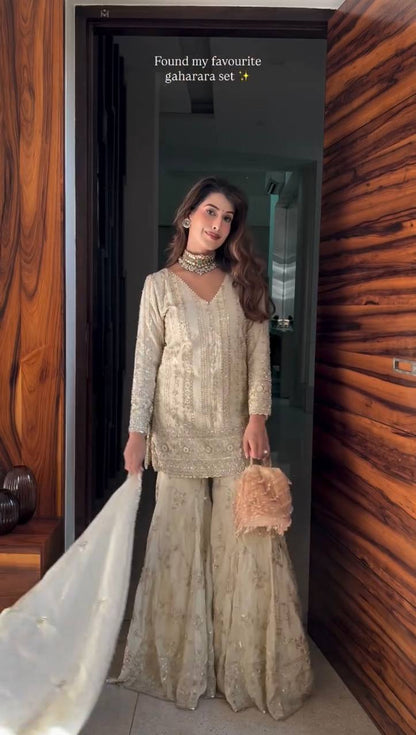 WEDDING SPECIAL TOP - PLAZZO & DUPATTA