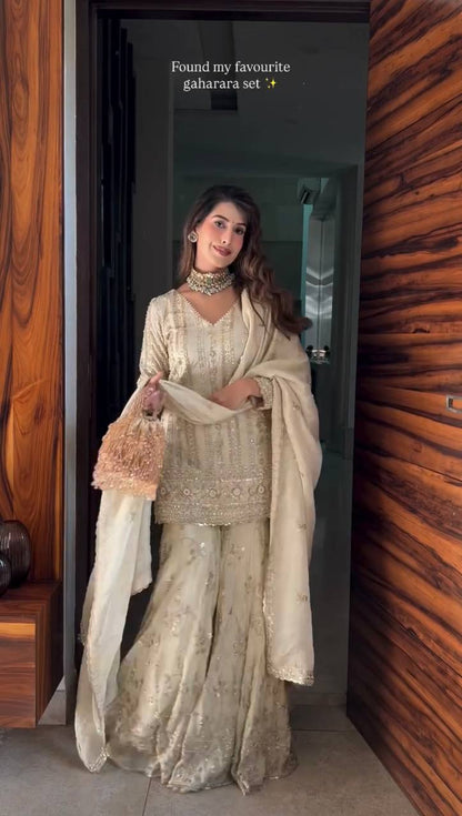 WEDDING SPECIAL TOP - PLAZZO & DUPATTA