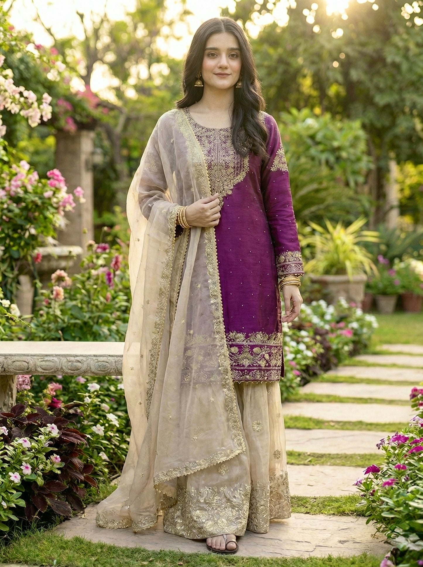 SHIMAR DESIGNER GHARARA SET