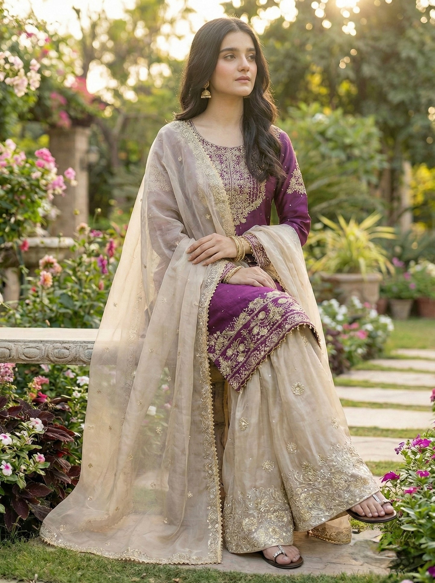 SHIMAR DESIGNER GHARARA SET