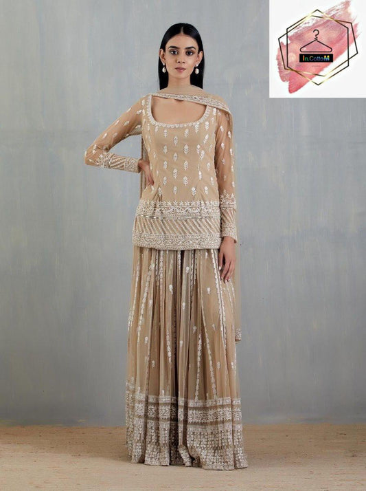 SHARARA KURTA  SET - (SET OF 3)