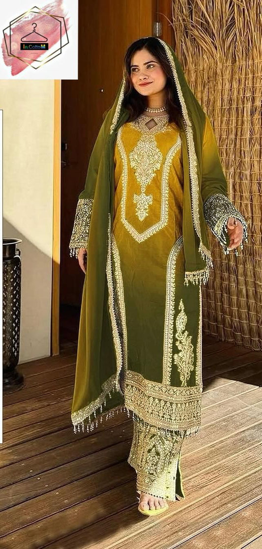 TOP PLAZZO DUPATTA SET (SET OF 3)