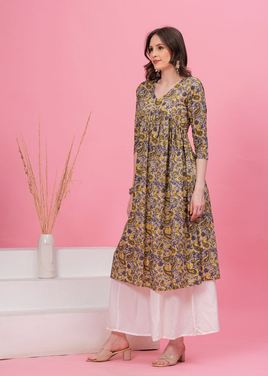 COTTON ELEGANT LONG KURTI