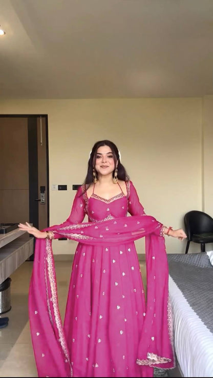 ZARKAN - ANARKALI 3-PIECE SET