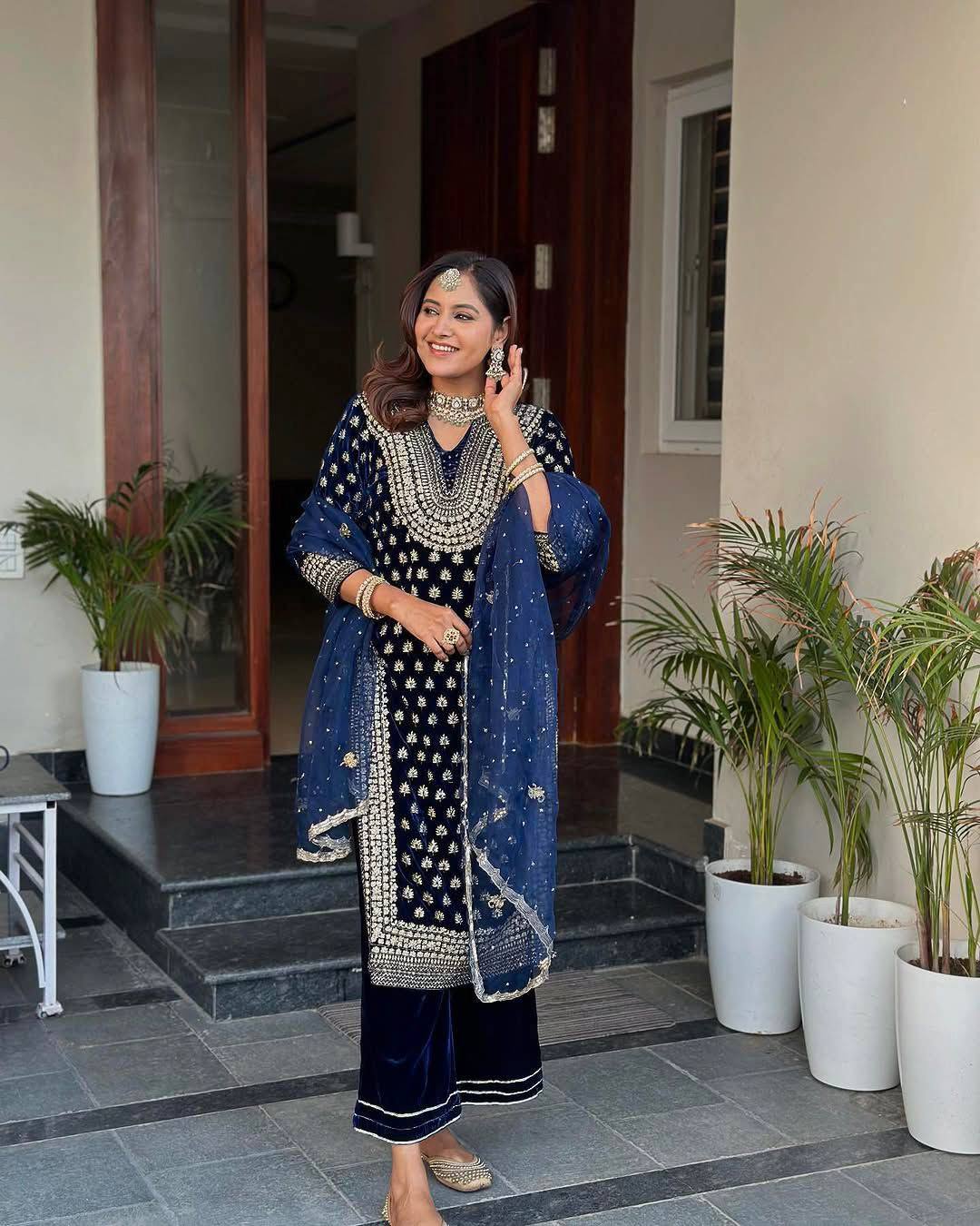 LAUNCHING NEW DESIGNER VELVET SUIT