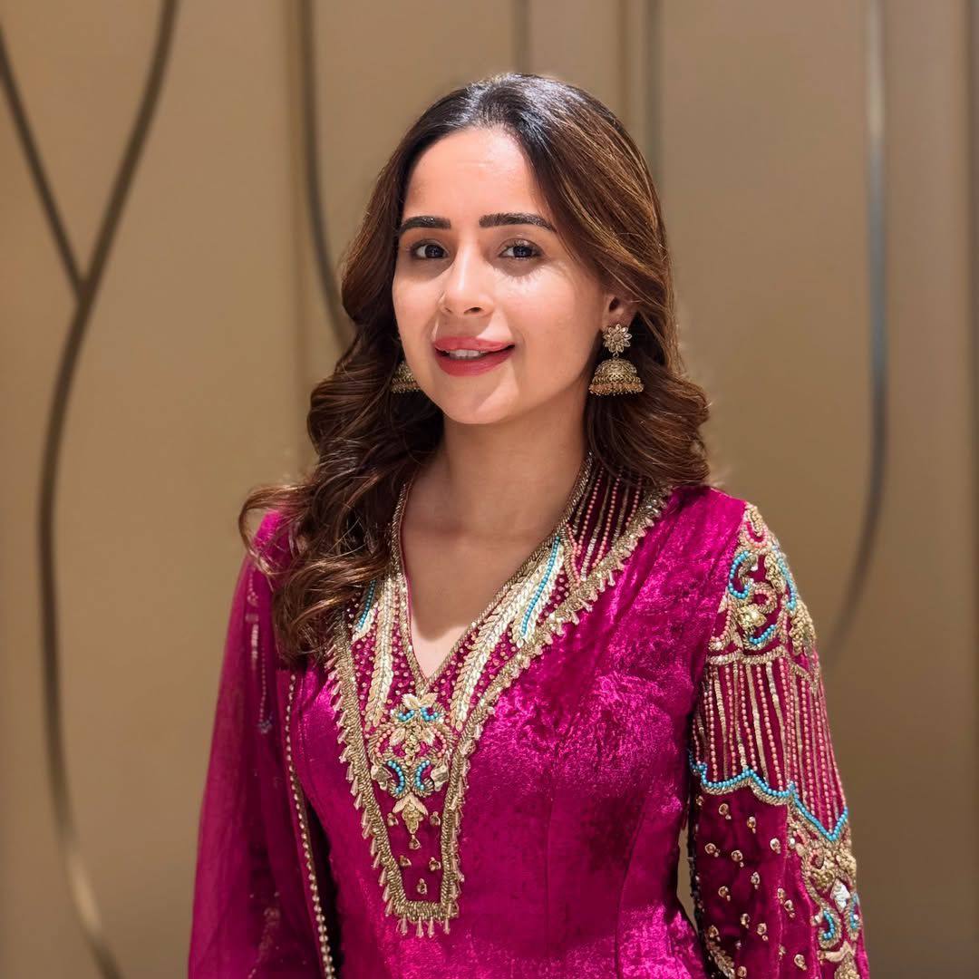 WINE - PREMIUM MULTI COLOUR EMBROIDERY WORK DESIGNER VELVET KURTI PANT DUPATTA SET