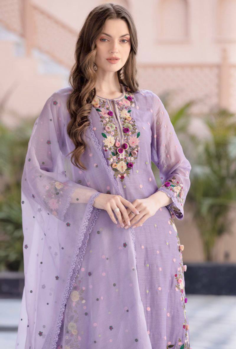 HEAVY LONG KURTA WITH PANT & DUPATTA