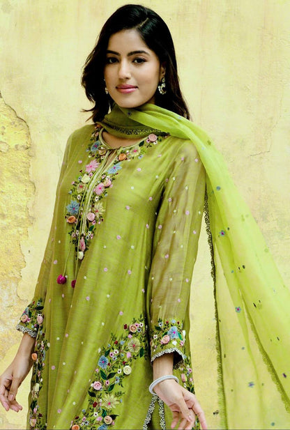 HEAVY LONG KURTA WITH PANT & DUPATTA