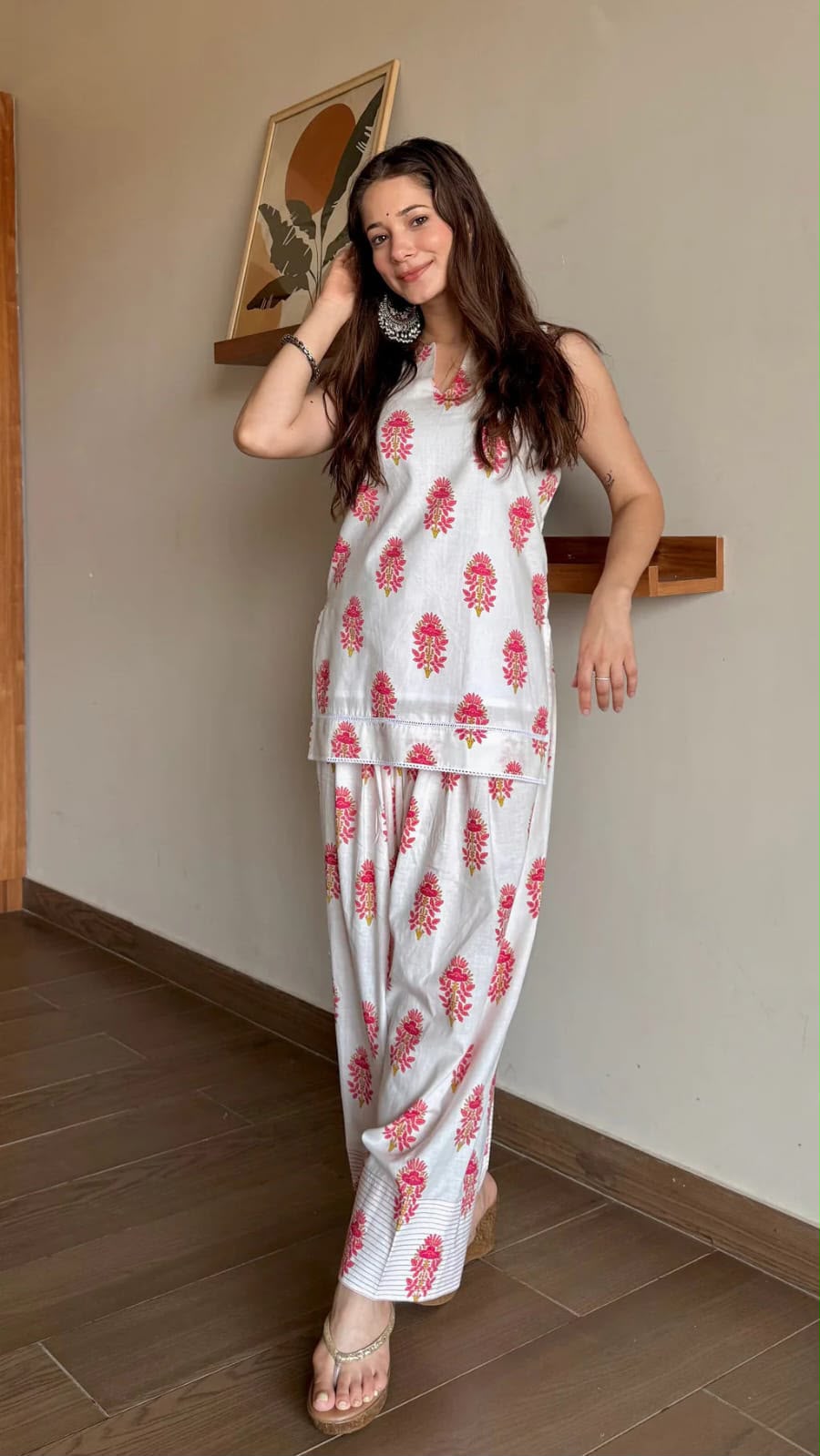 IVORY GULAB FARSHI SALWAR SET
