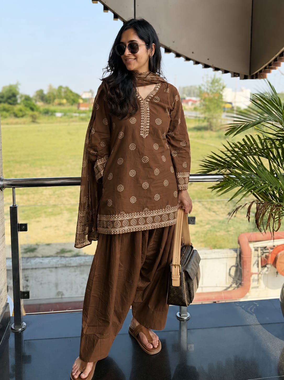 PURE COTTON ETHNIC SHORT KURTA SET