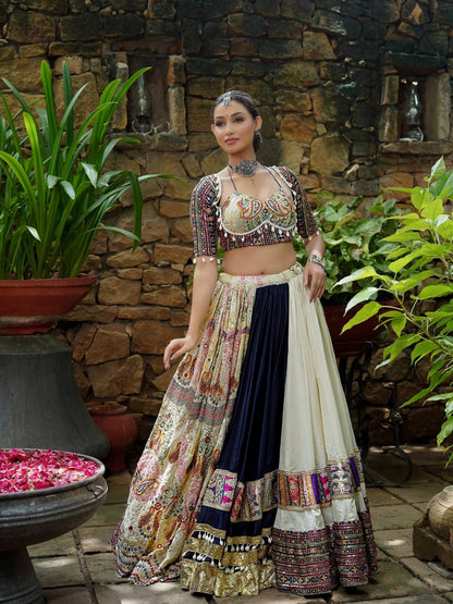 NAVRATRI SPECIAL- BLUE CHANIYA CHOLI