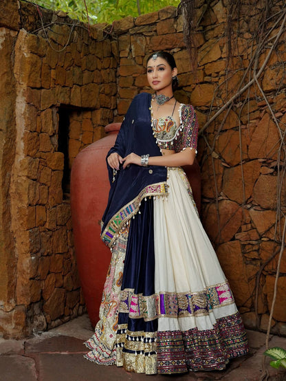 NAVRATRI SPECIAL- BLUE CHANIYA CHOLI