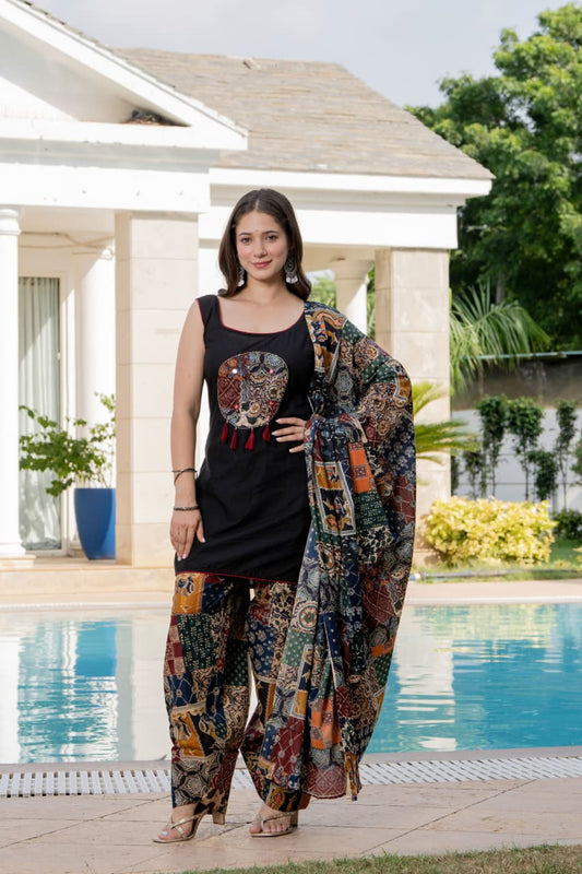 KANIKA - DIWALI SPECIAL COTTON SUIT SET