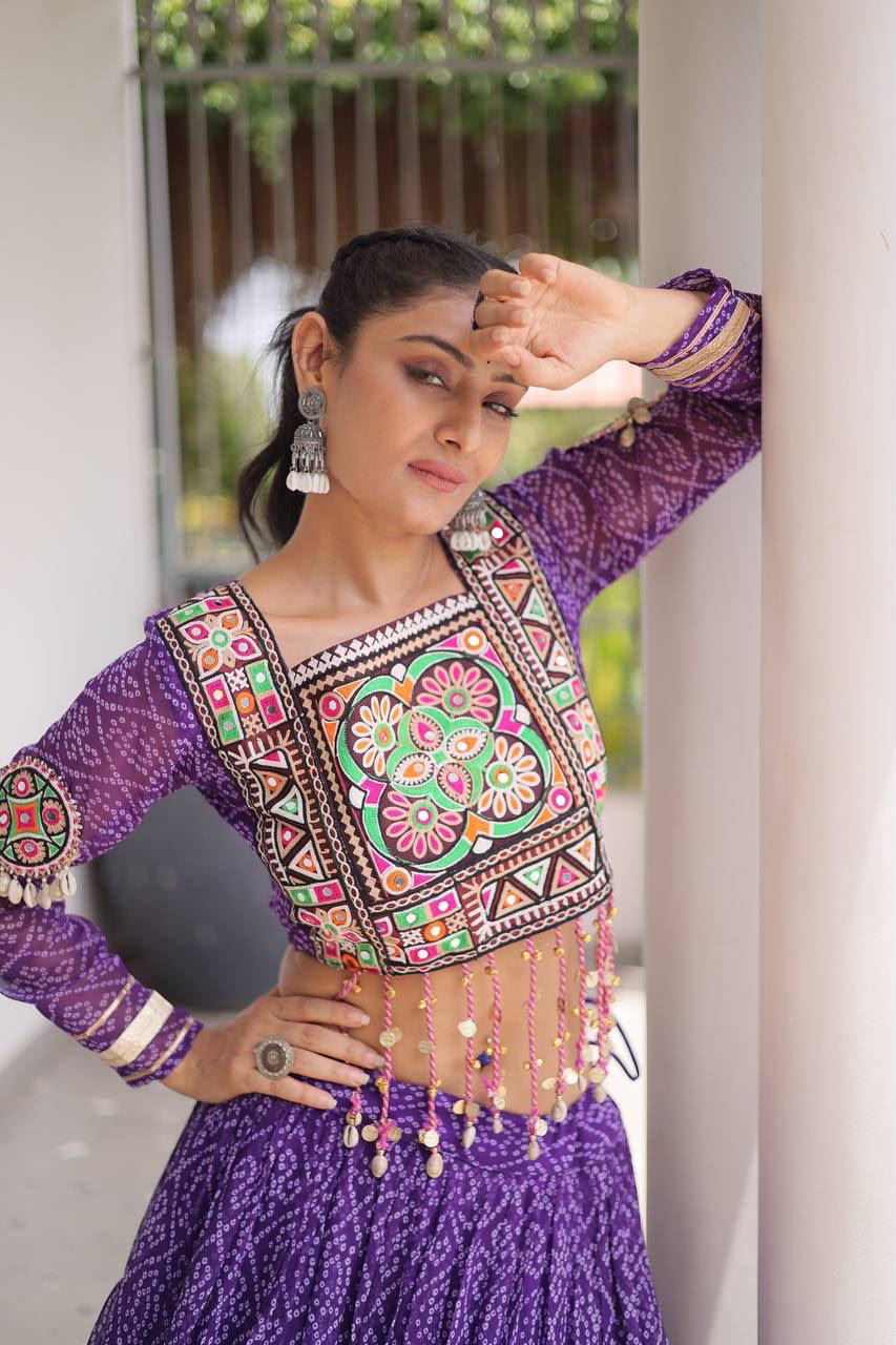 GEORGETTE NAVRATRI CHANIYA CHOLI SET