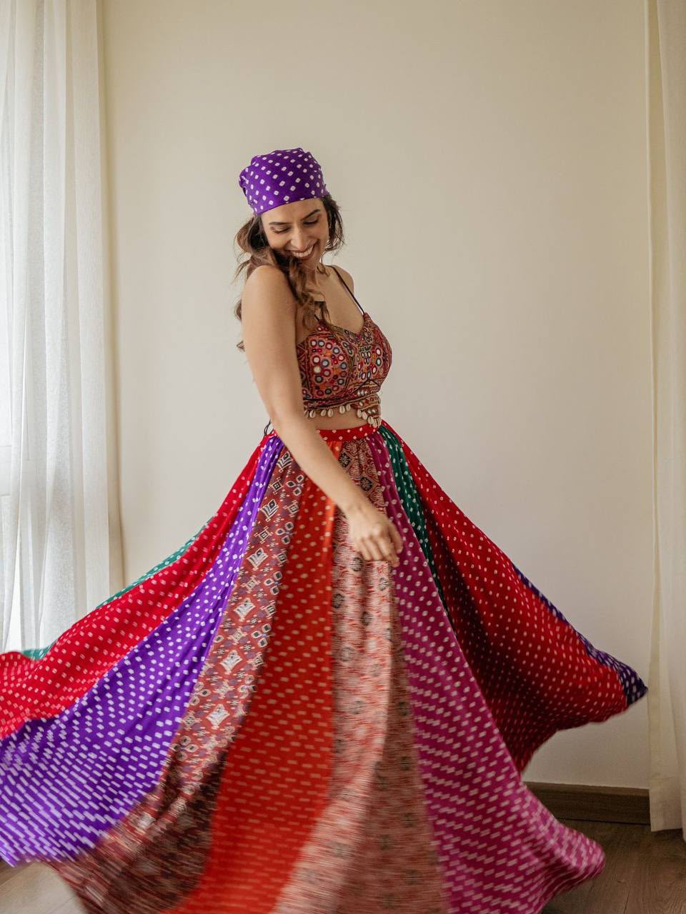NAVRATRI SPECIAL MULTI COLOR NAVRATRI CHANIYA CHOLI SET