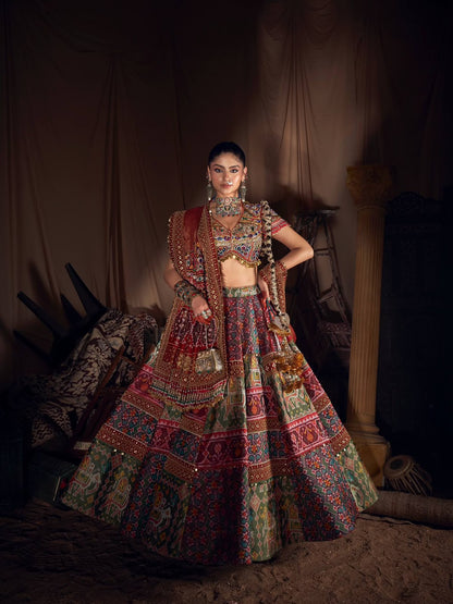 ROYAL MULTI COLOR NAVRATRI CHANIYA CHOLI SET