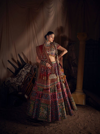 ROYAL MULTI COLOR NAVRATRI CHANIYA CHOLI SET