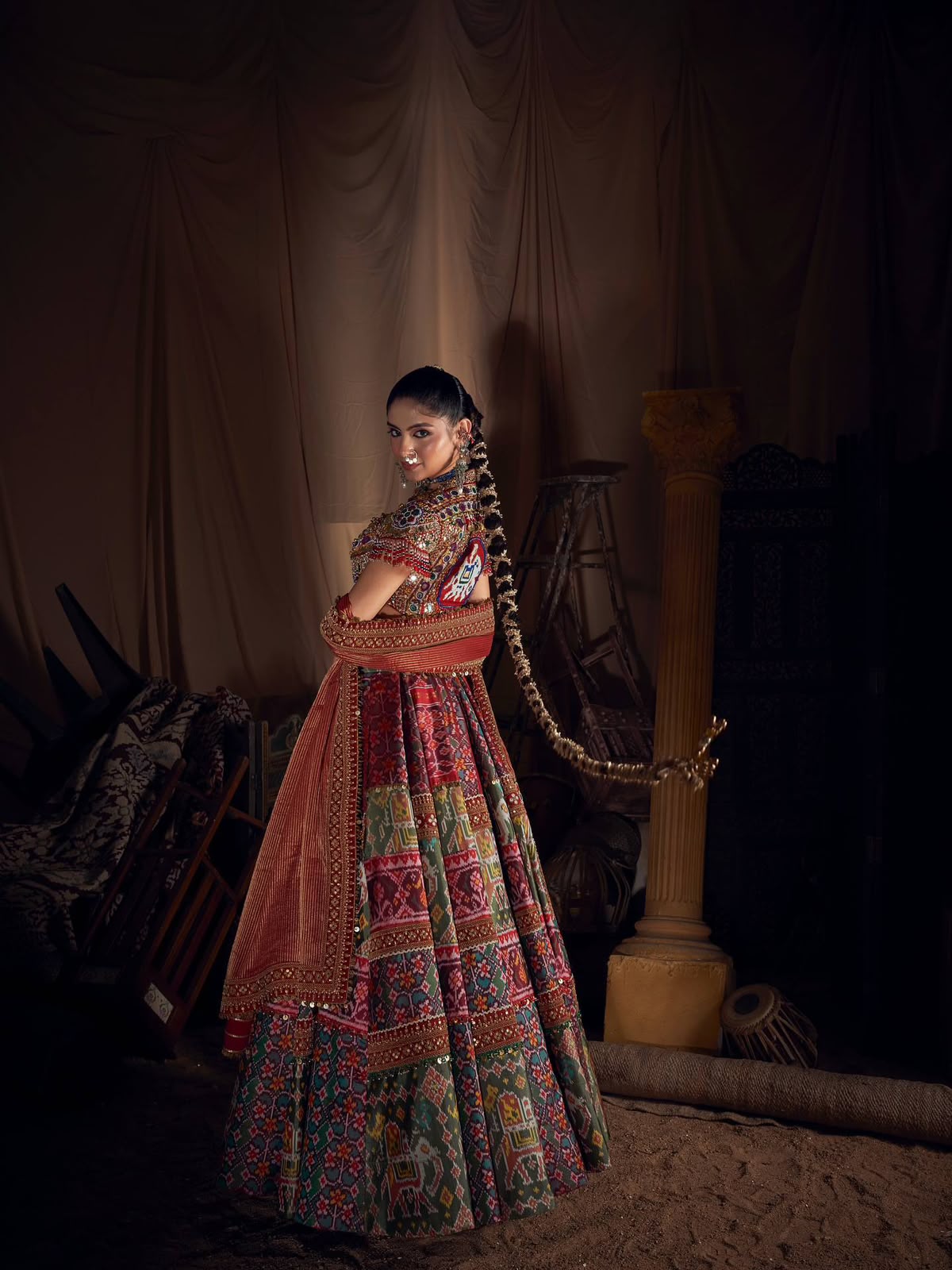ROYAL MULTI COLOR NAVRATRI CHANIYA CHOLI SET