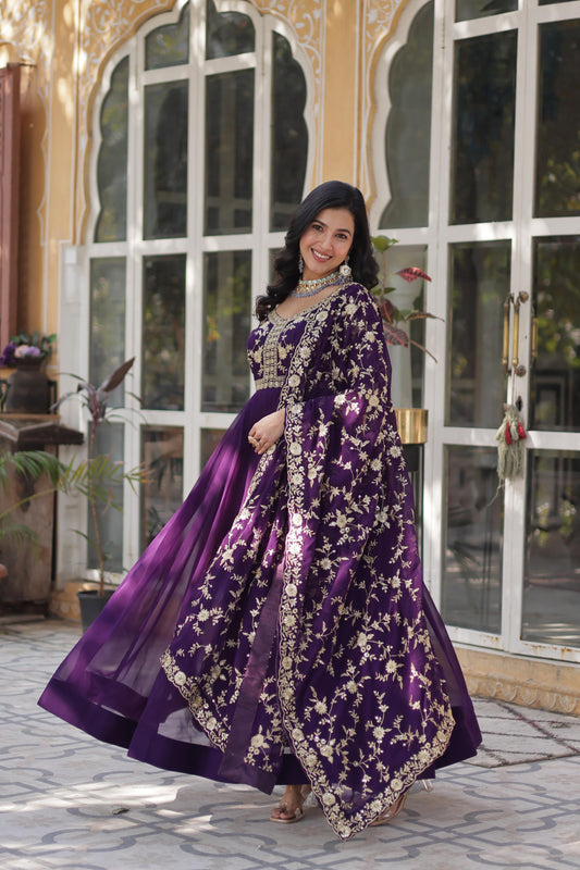 MOKSH ANARKALI GOWN - SET OF 2