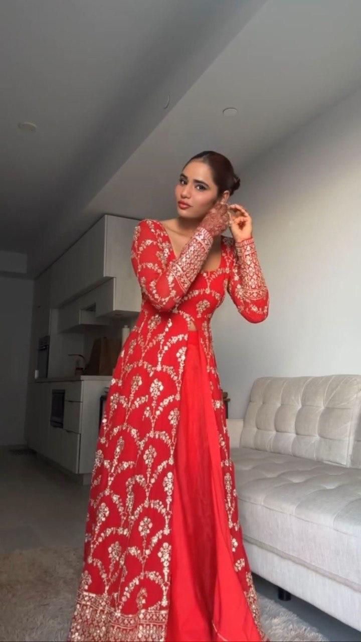 GEORGETTE ANARKALI KURTA SET