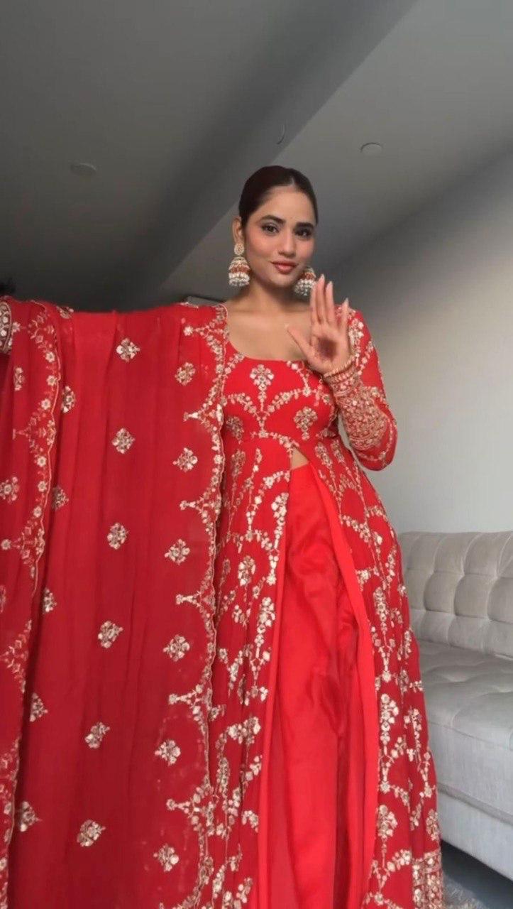 GEORGETTE ANARKALI KURTA SET
